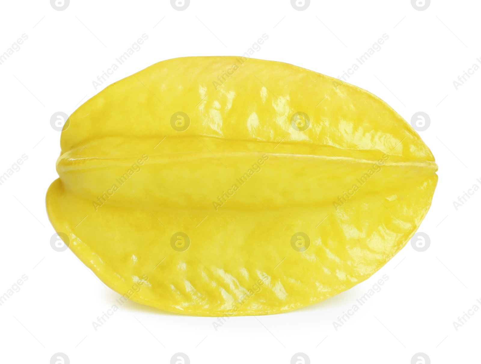 Photo of Delicious ripe carambola isolated on white. Exotic fruit