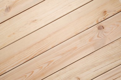 Texture of wooden surface as background, top view