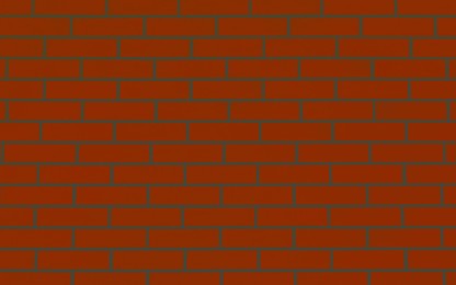 Image of Texture of orange red color brick wall as background