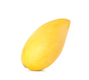 Fresh ripe juicy mango isolated on white