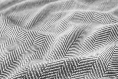 Texture of textile table napkin, closeup view