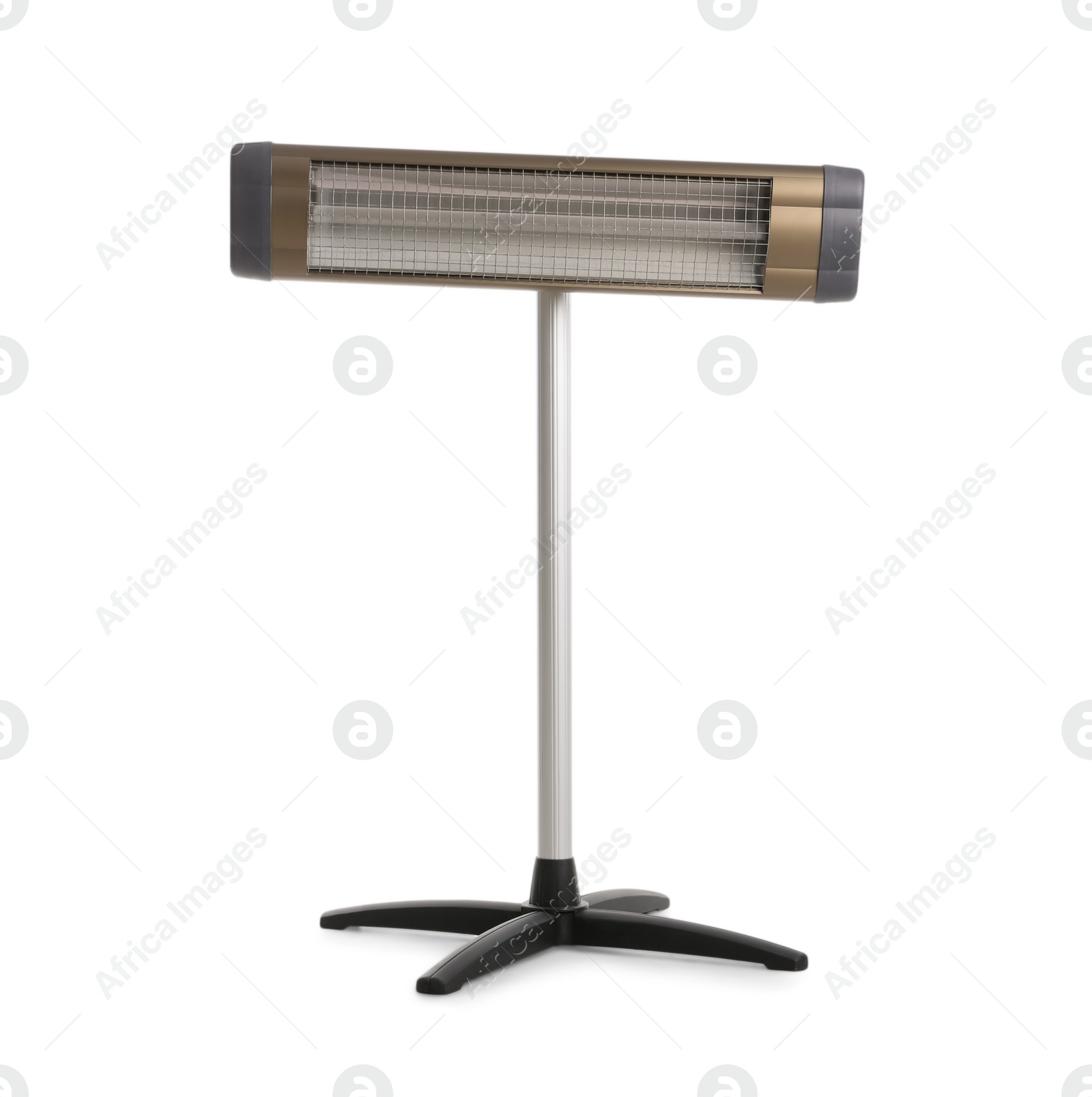 Photo of Modern electric infrared heater isolated on white