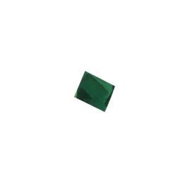 Photo of Piece of green confetti isolated on white