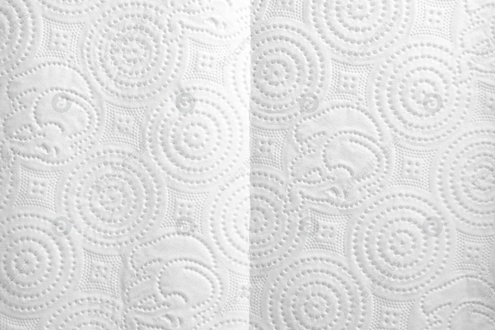 Photo of Texture of paper towel as background, closeup view