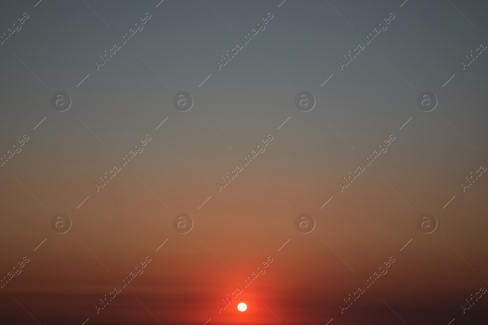 Photo of Picturesque view of beautiful sunset in sky