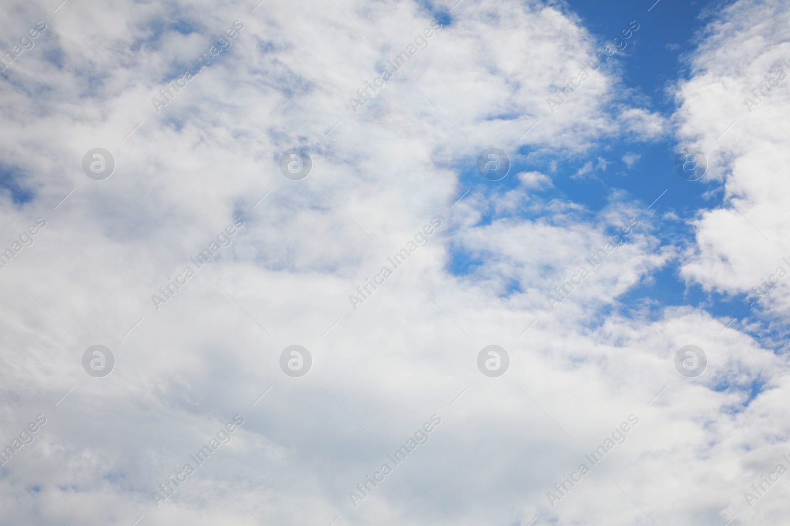 Photo of Picturesque view of beautiful blue sky with fluffy clouds