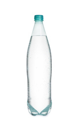 Photo of Plastic bottle of pure water isolated on white