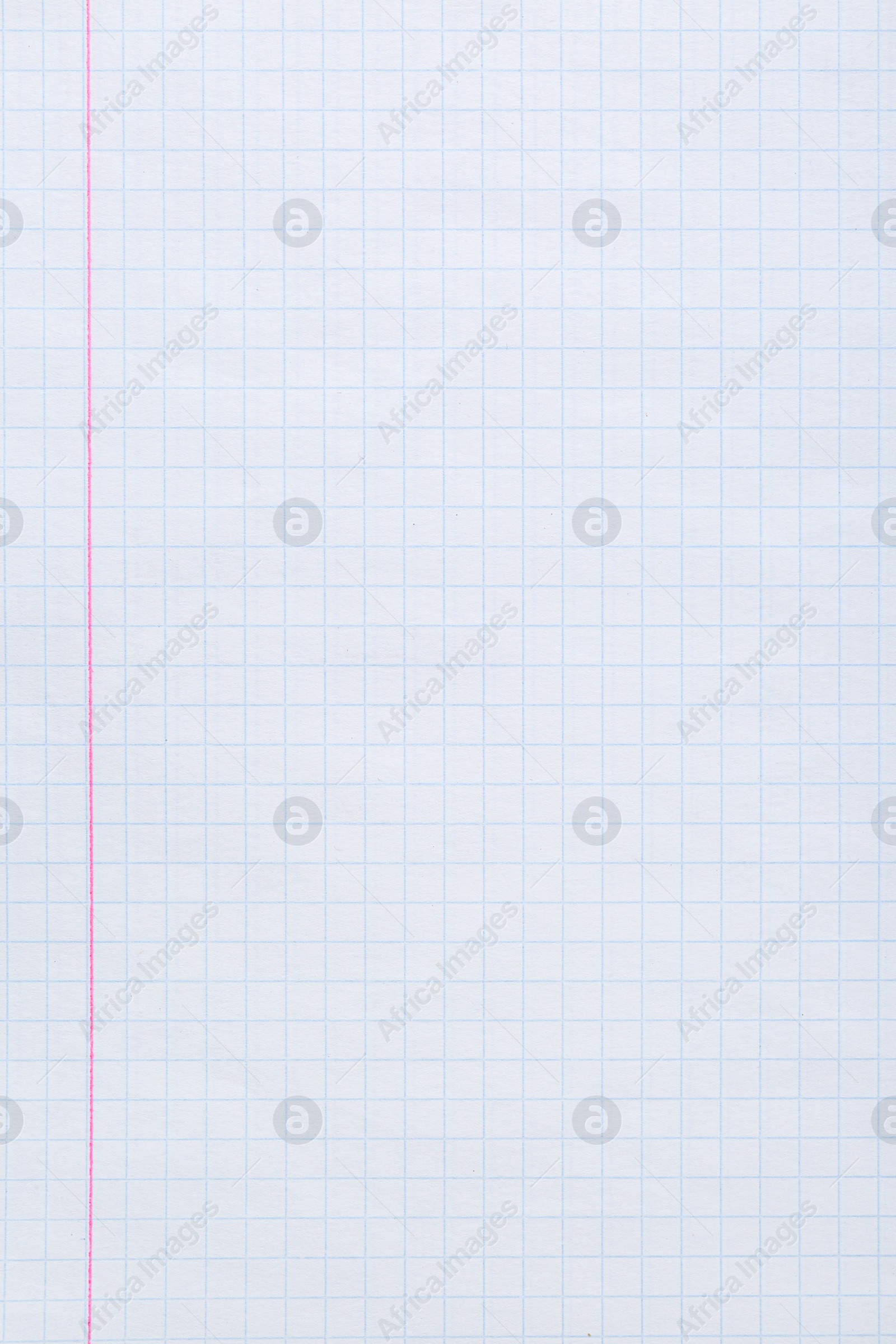 Photo of Checkered notebook sheet as background, top view