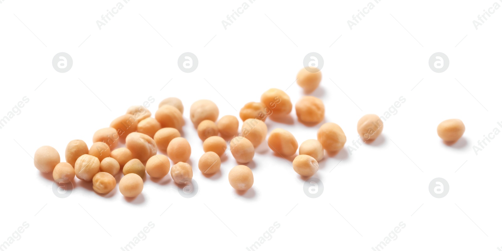 Photo of Many whole mustard seeds on white background