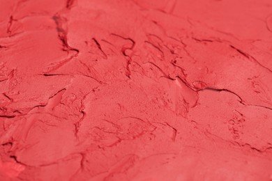 Photo of Texture of beautiful lipstick as background, closeup