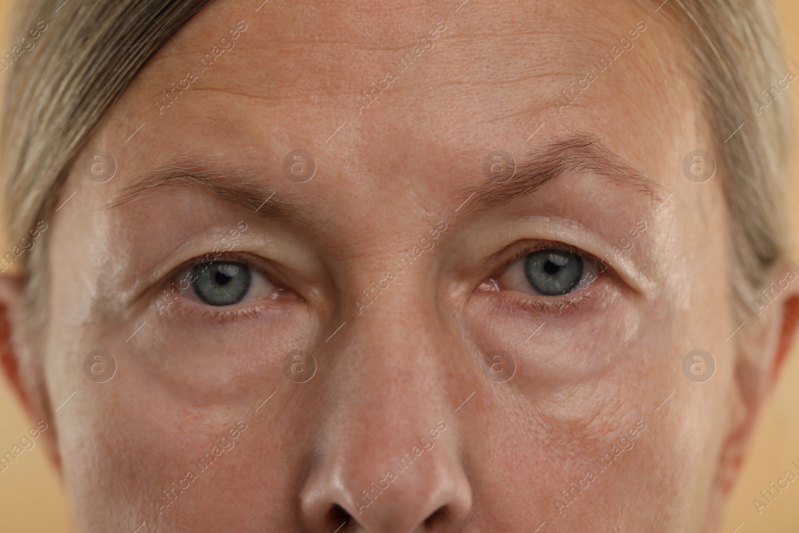 Photo of Macro view of woman with beautiful eyes