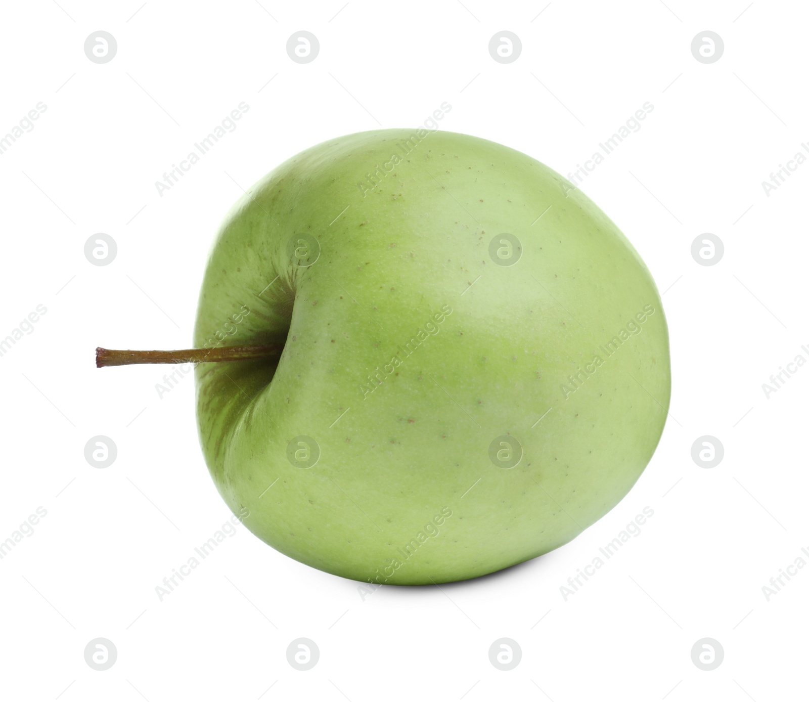 Photo of Fresh ripe green apple isolated on white