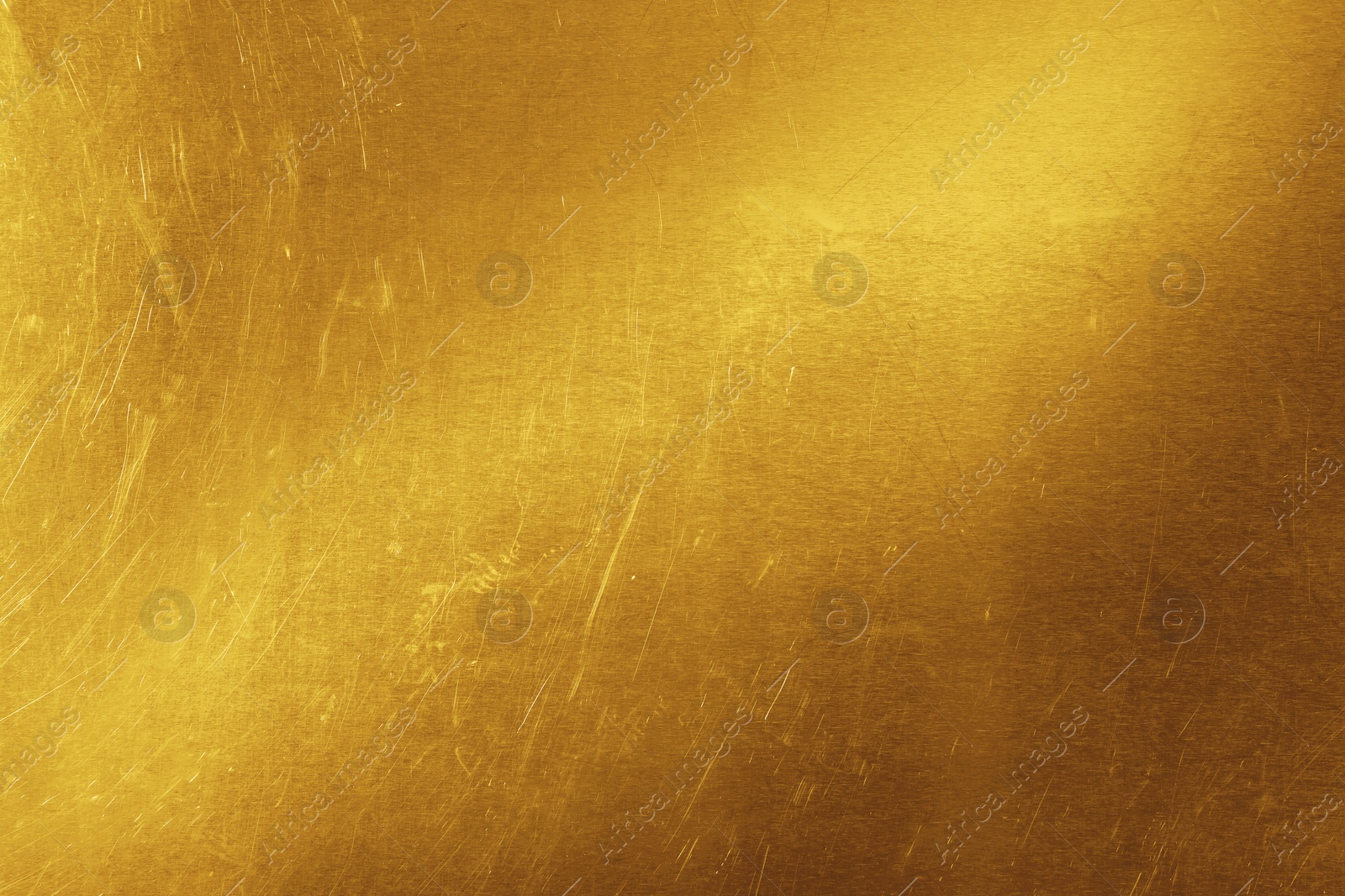 Image of Golden textured surface as background, closeup view