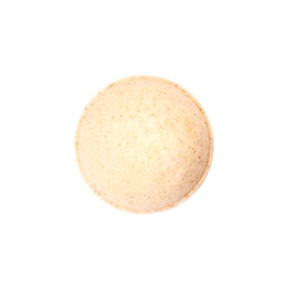 Bath bomb on white background. Spa product