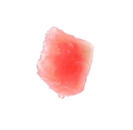 Photo of Piece of fresh watermelon on white background