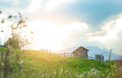 Photo of Picturesque view of secluded village on mountain slopes