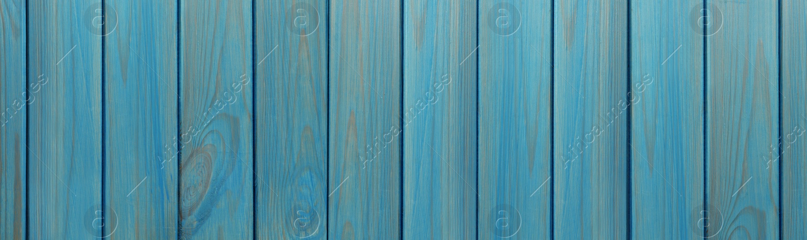 Image of Texture of light blue wooden surface as background. Banner design