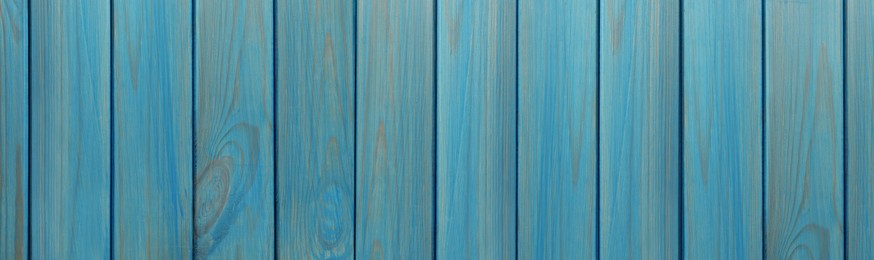 Image of Texture of light blue wooden surface as background. Banner design