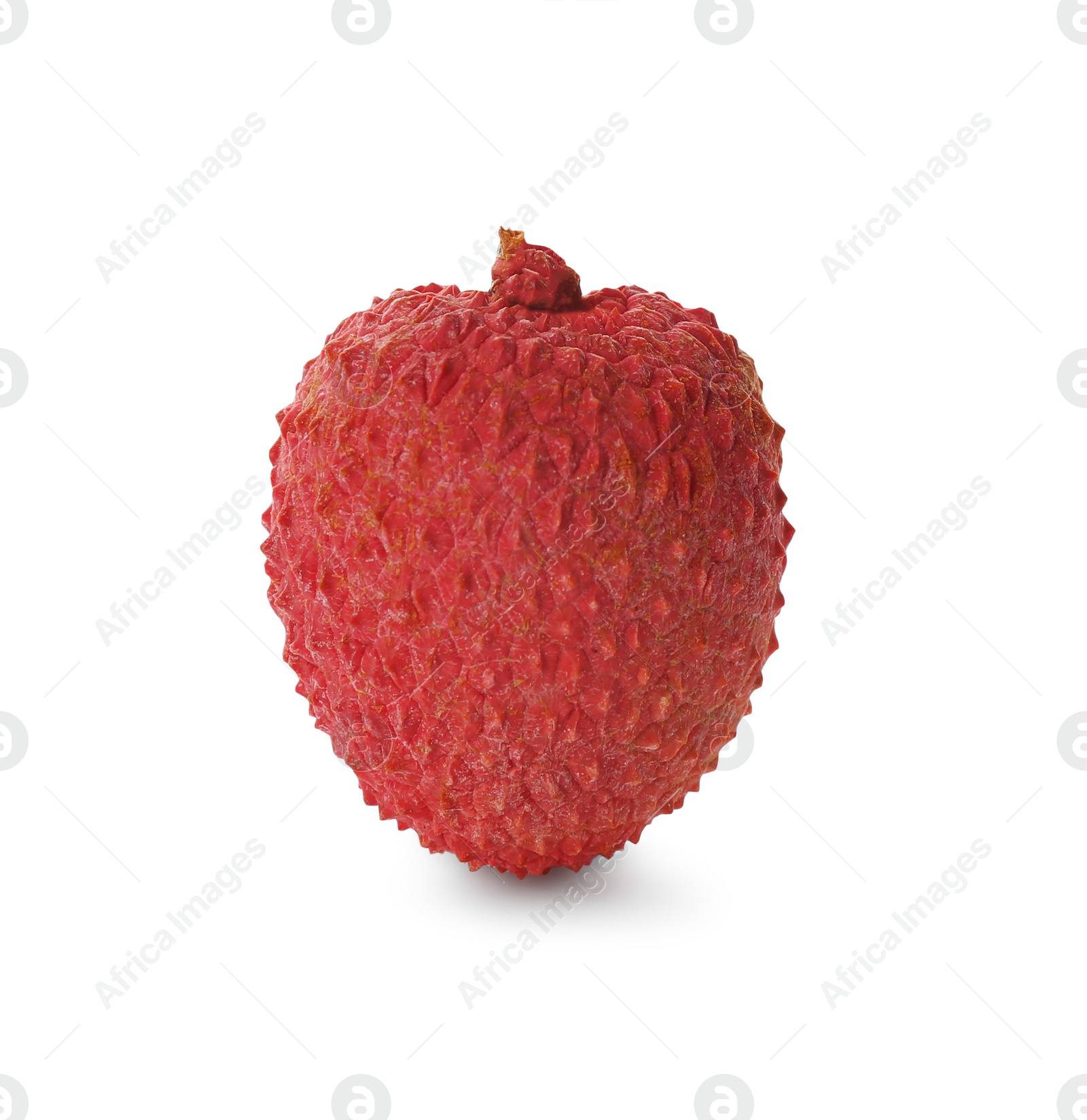 Photo of Whole ripe lychee fruit isolated on white