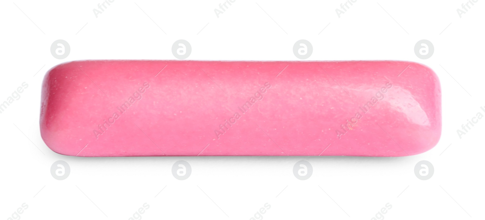 Photo of One tasty bubble gum isolated on white