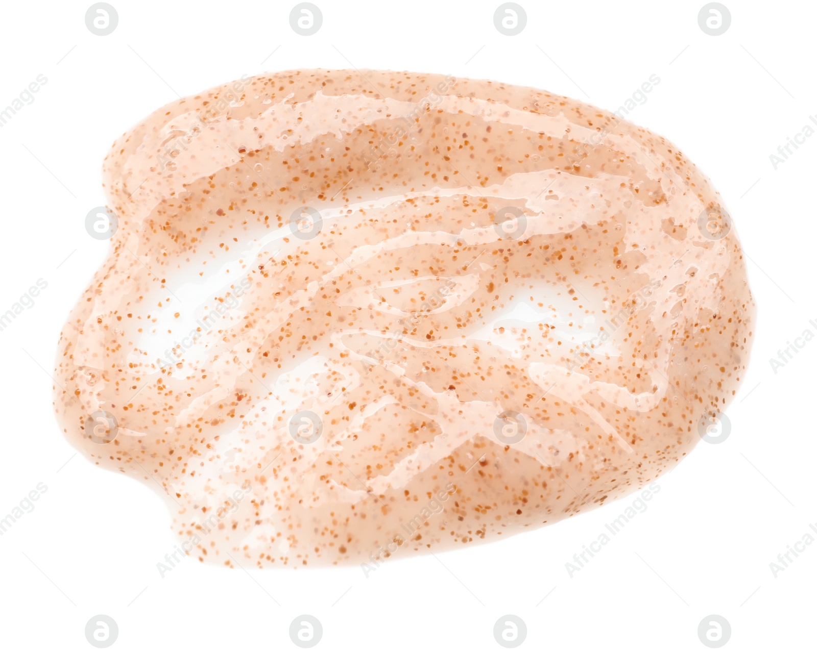 Photo of Sample of natural scrub on white background