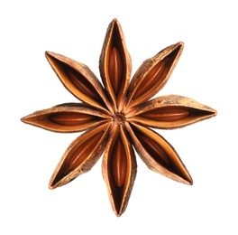 Image of Aromatic dry anise star isolated on white