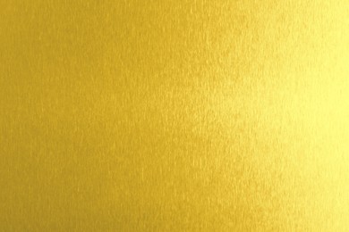 Image of Beautiful golden foil as background, top view