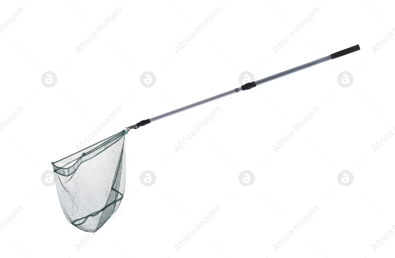 Photo of Fishing net on white background. Professional equipment