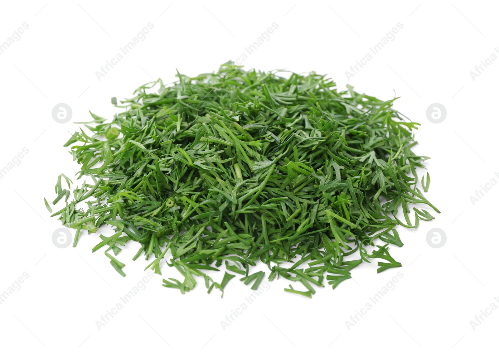 Photo of Pile of fresh dill isolated on white