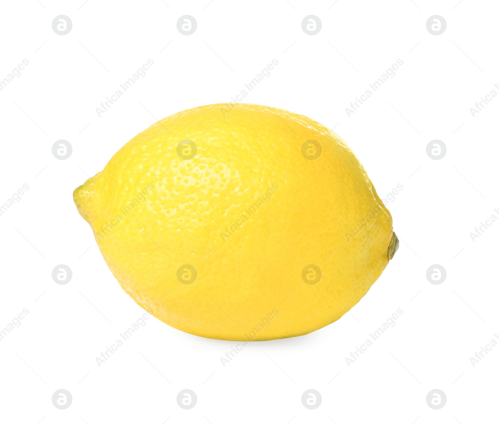 Photo of Fresh ripe whole lemon isolated on white