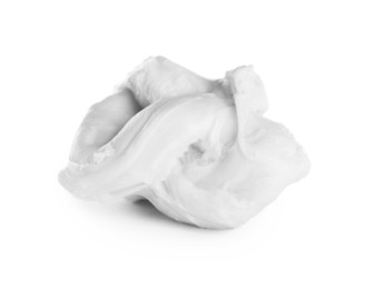 Photo of One used chewing gum on white background
