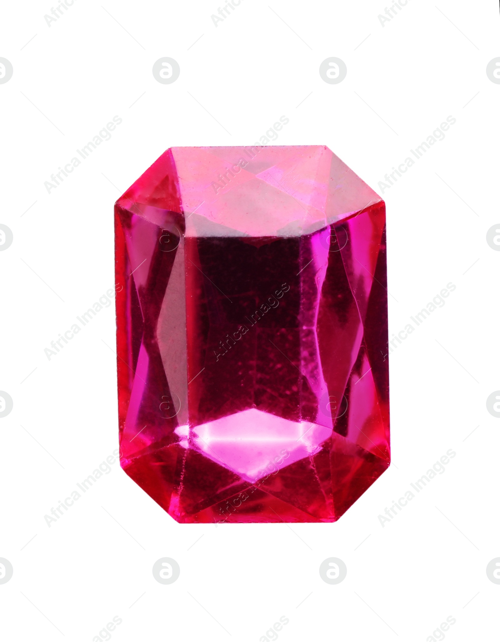 Image of Beautiful gemstone for jewelry on white background