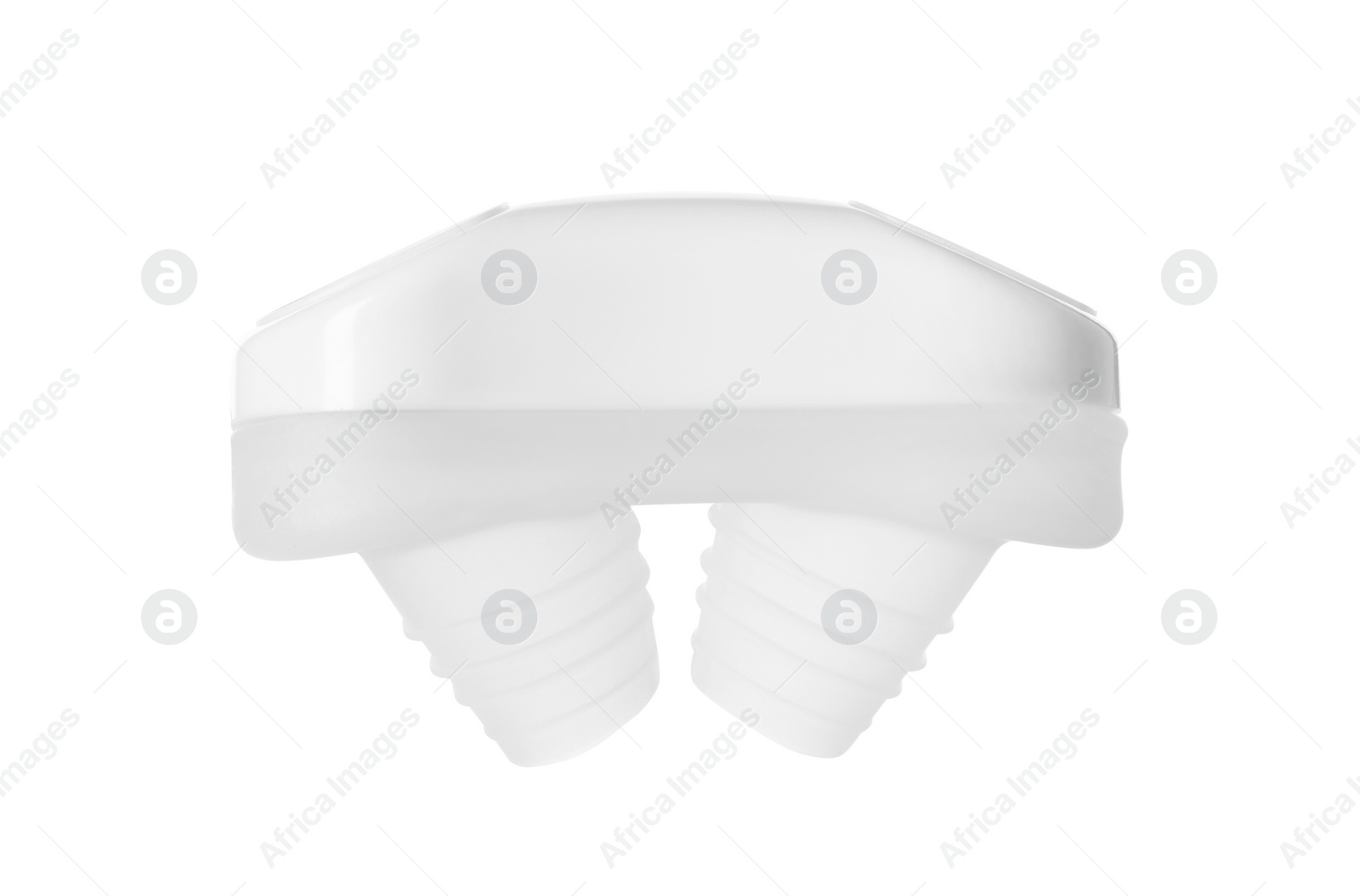 Photo of Anti-snoring device for nose isolated on white