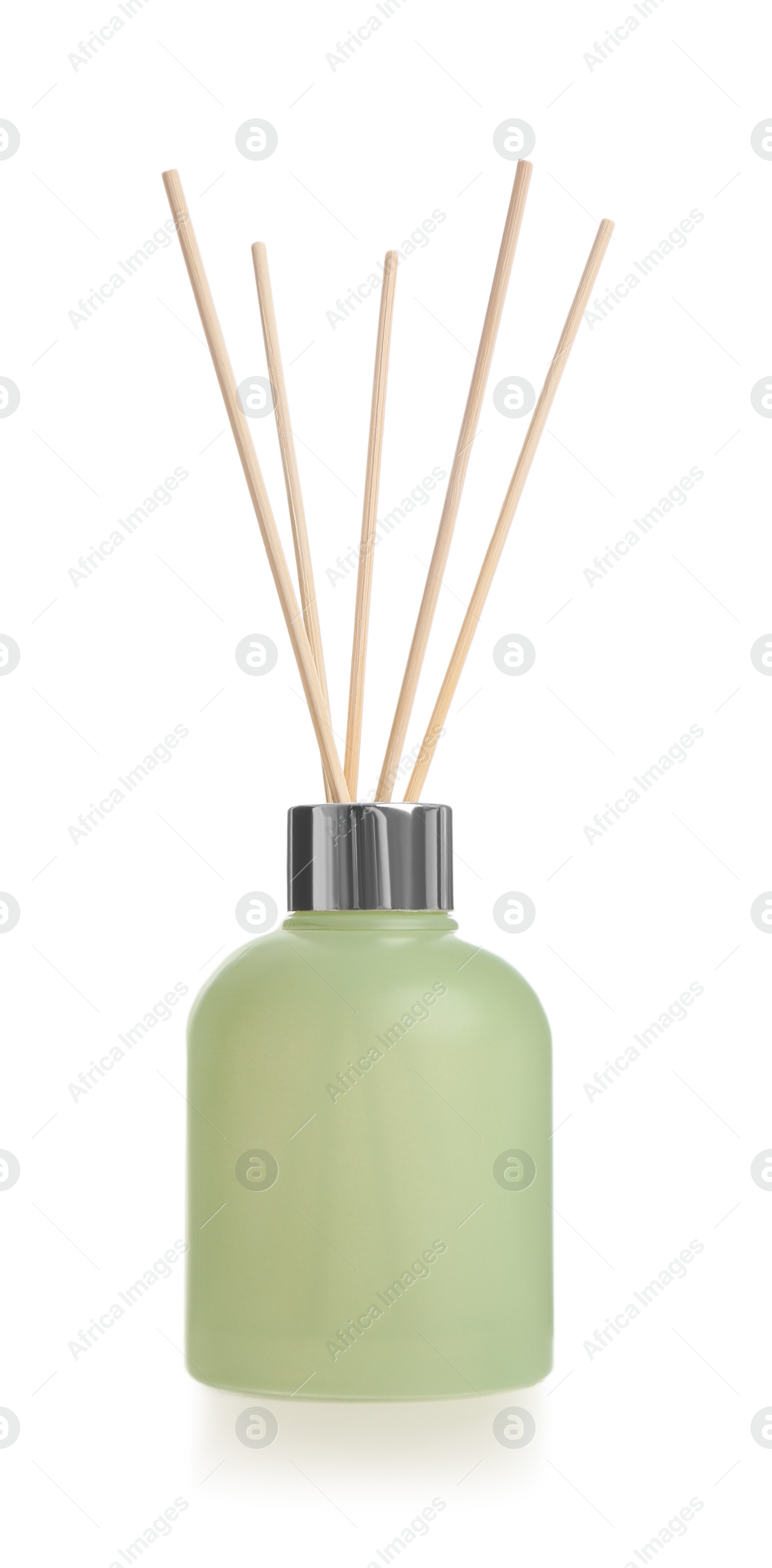 Photo of Aromatic reed air freshener isolated on white