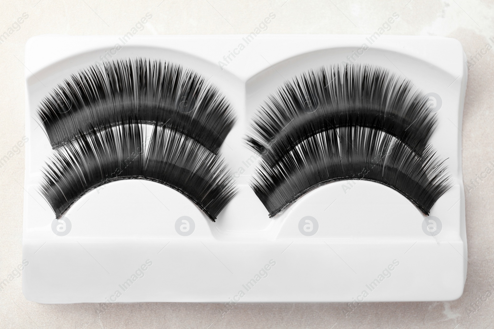 Photo of False eyelashes in pack, closeup