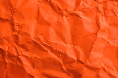 Sheet of color crumpled paper as background. Space for design