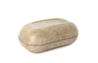 Soap bar on white background. Personal hygiene