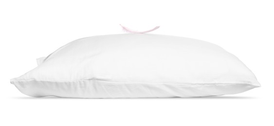 Blank soft new pillow isolated on white