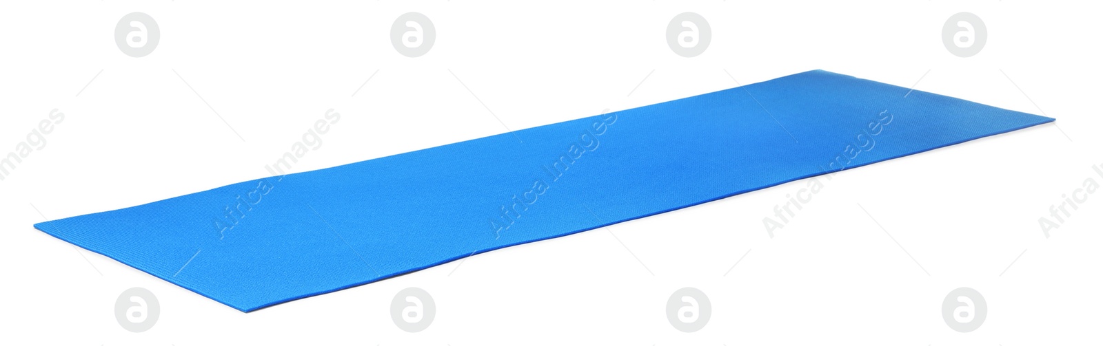 Photo of Bright camping or exercise mat isolated on white