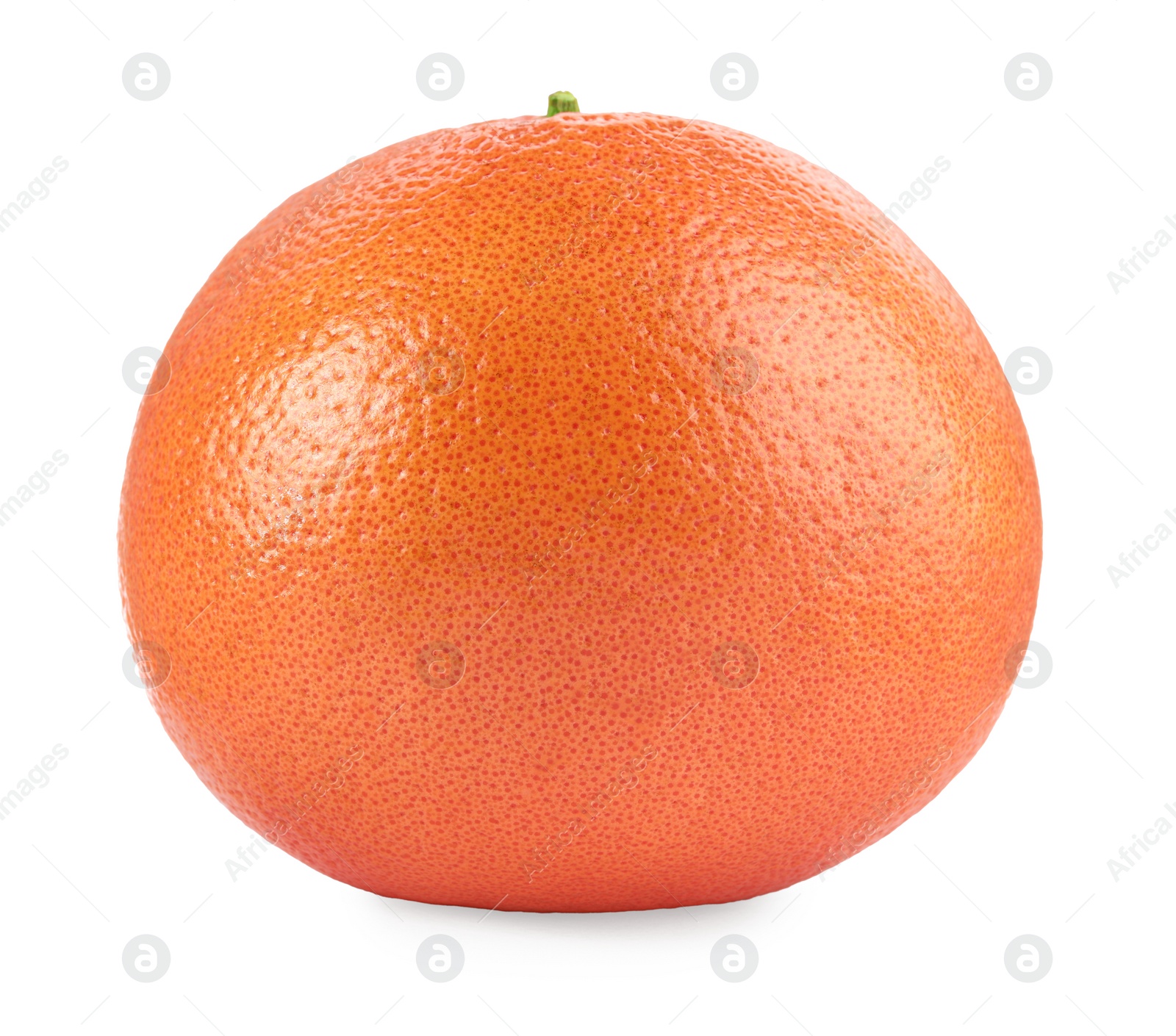 Photo of Fresh ripe grapefruit isolated on white. Citrus fruit