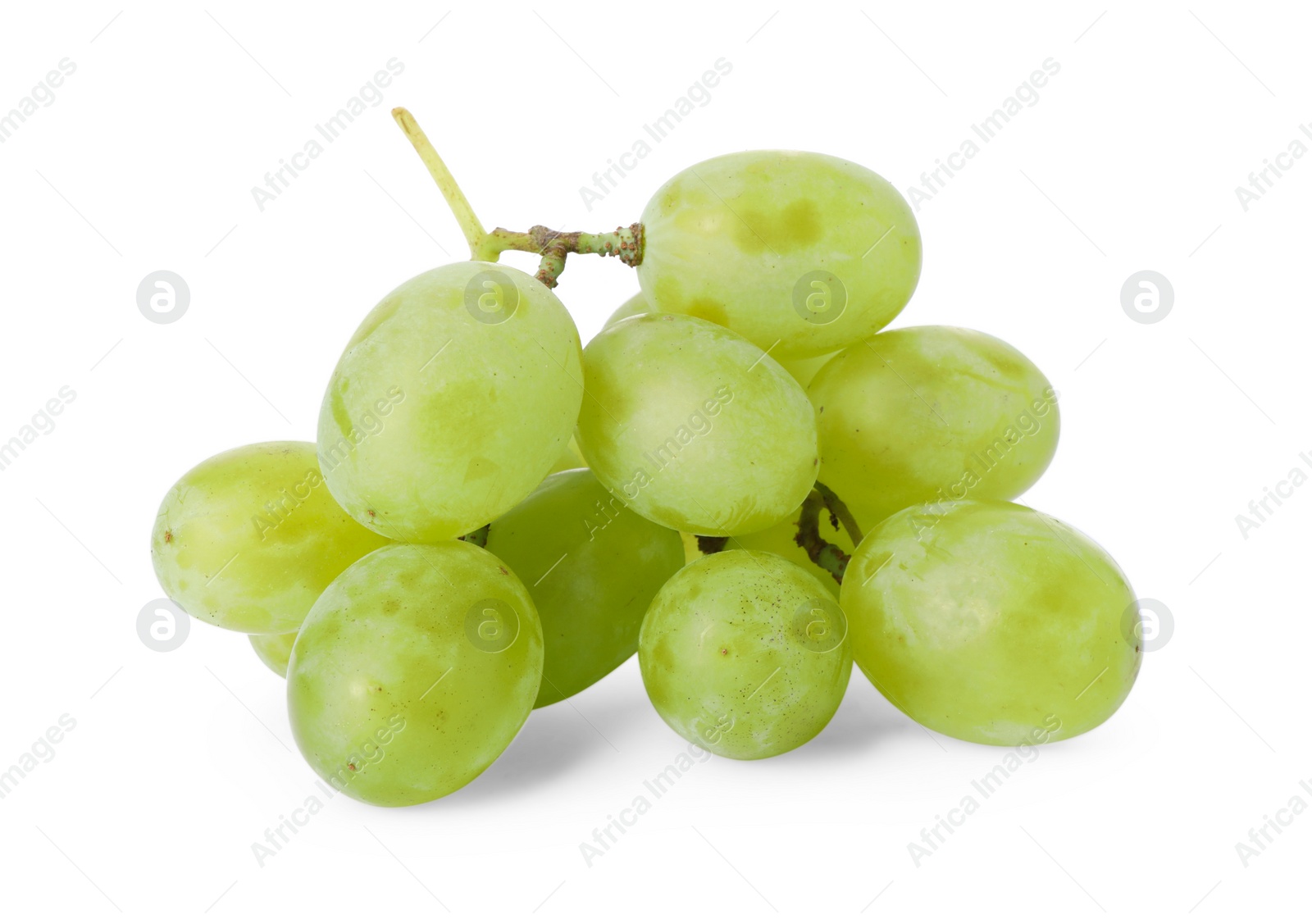 Photo of Fresh ripe juicy grapes isolated on white