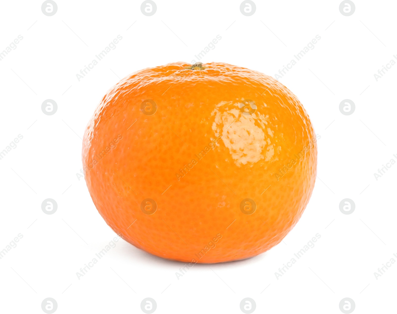 Photo of Fresh ripe juicy tangerine isolated on white