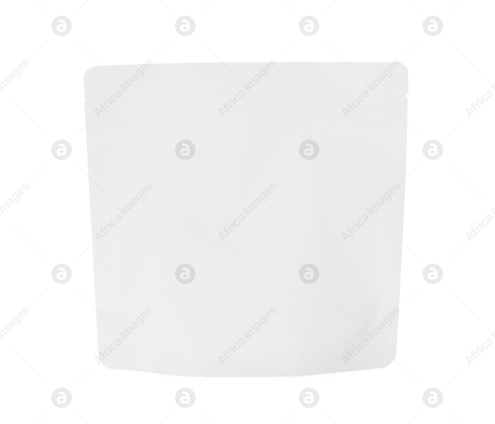 Photo of One new paper bag isolated on white