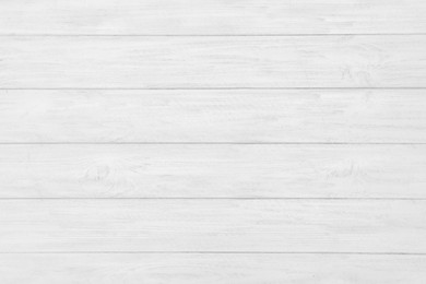 Texture of white wooden surface as background, top view