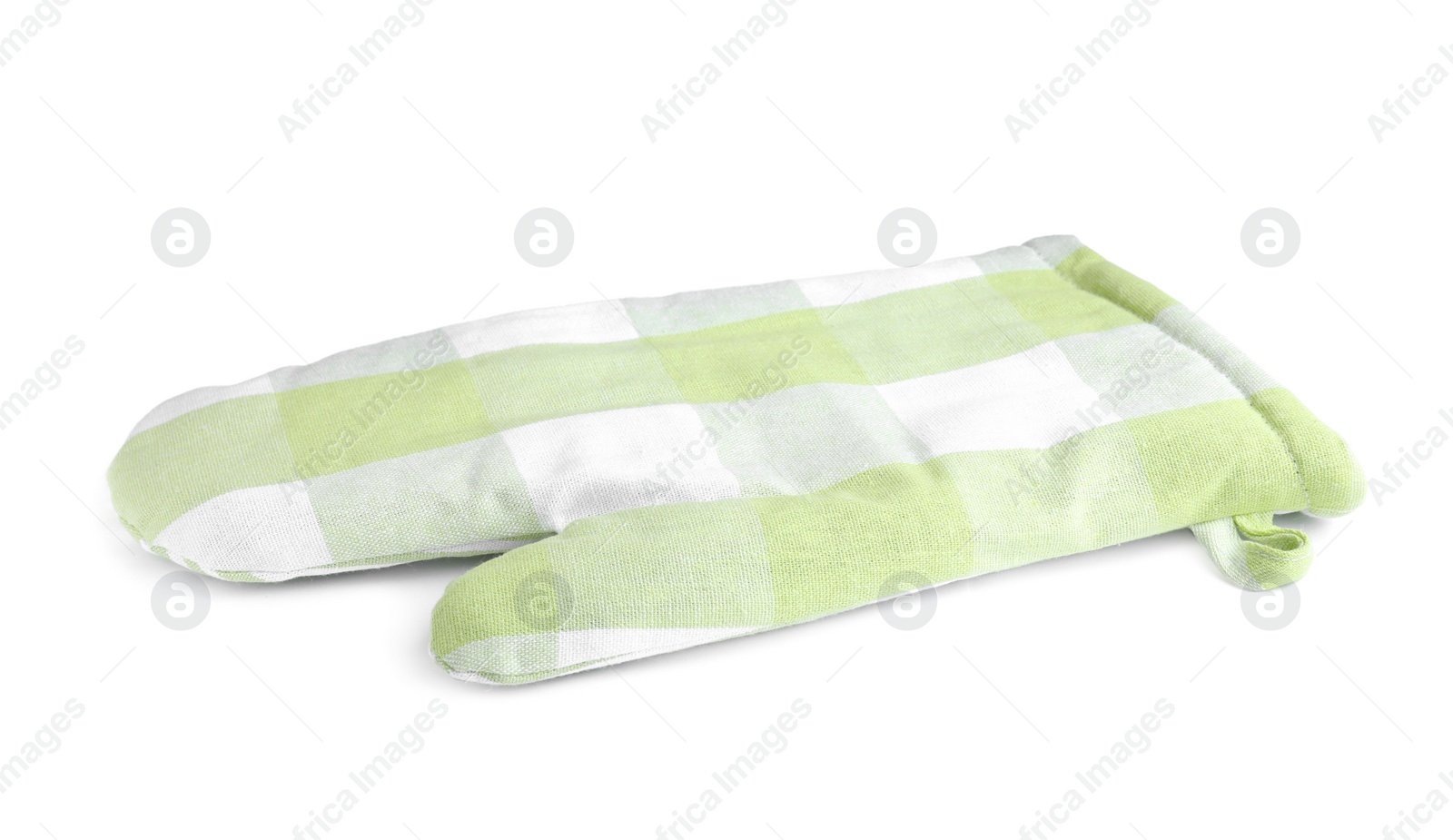 Photo of Oven glove for hot dishes isolated on white