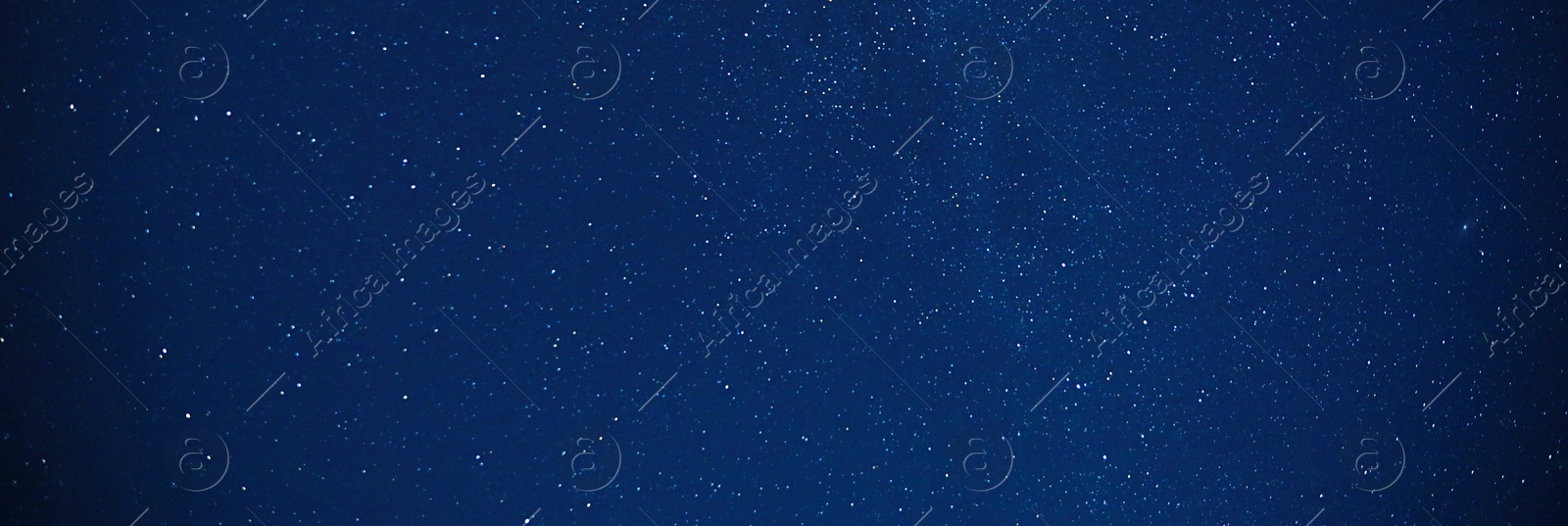 Image of Amazing starry sky at night, banner design