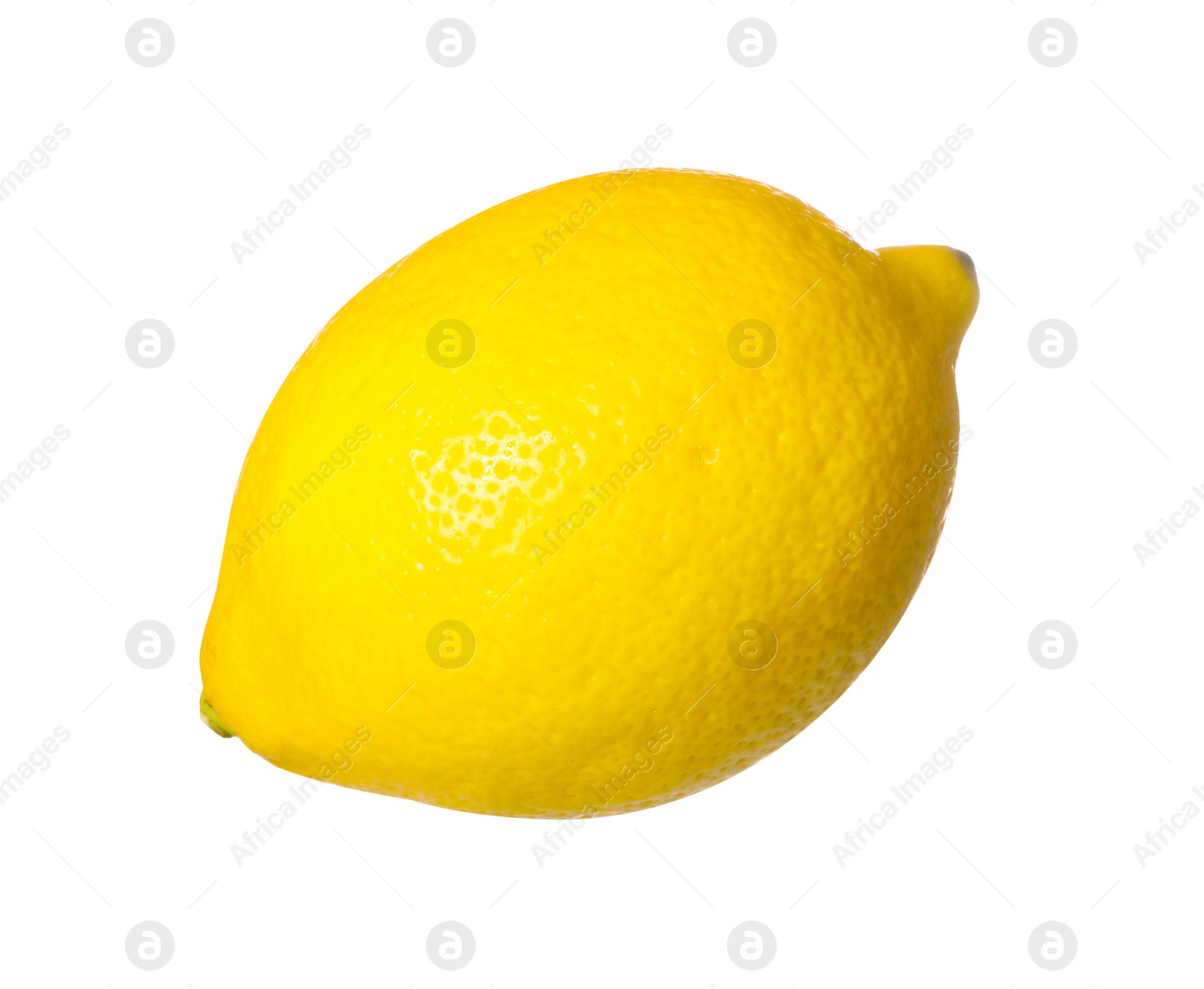 Photo of Fresh ripe whole lemon isolated on white