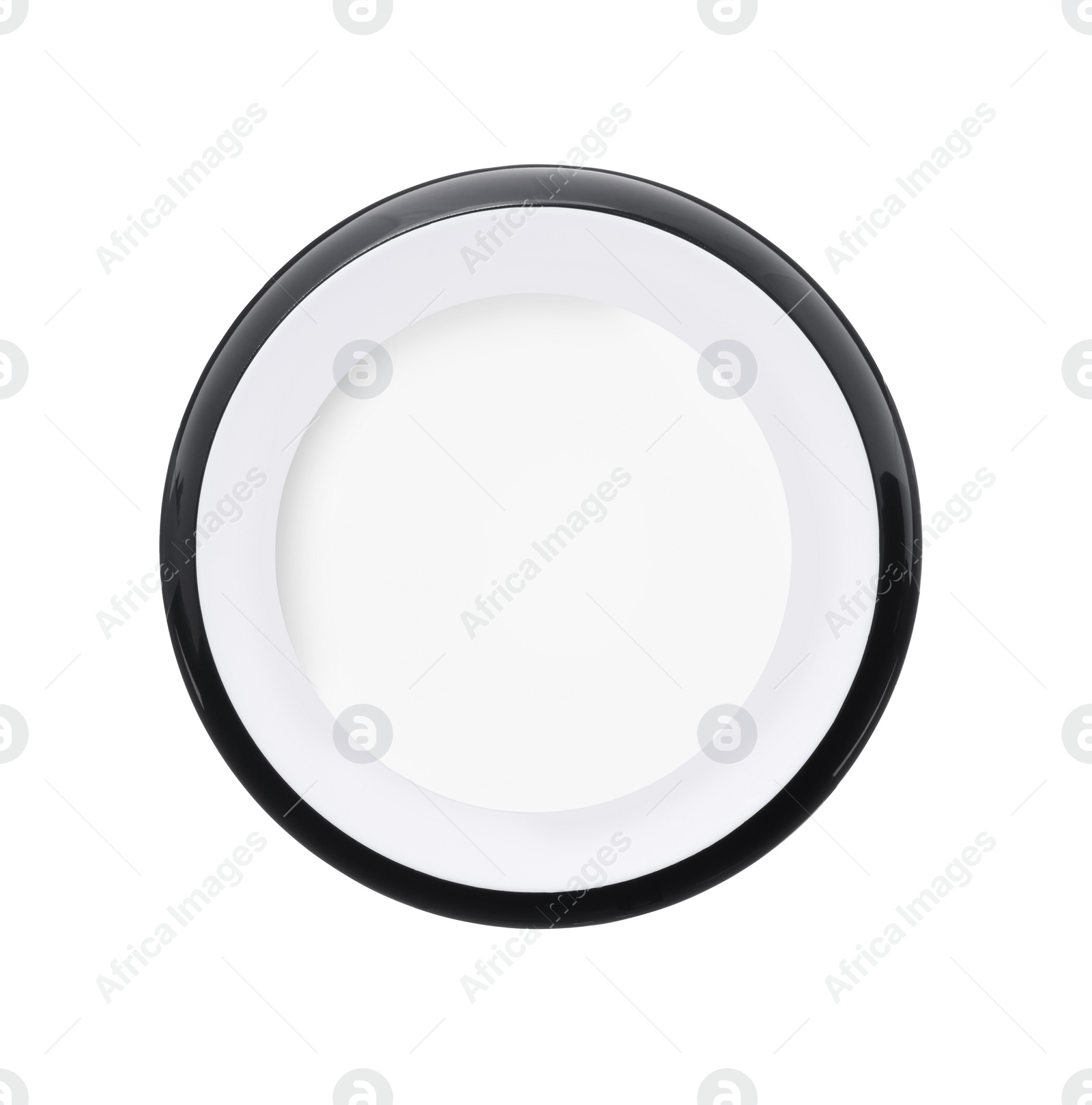 Photo of One thermostat isolated on white. Smart home system