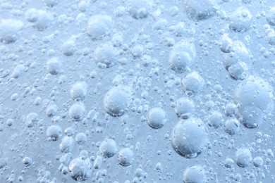 Photo of Texture of ice as background, macro view