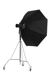 Photo of Studio lighting on white background. Food photography